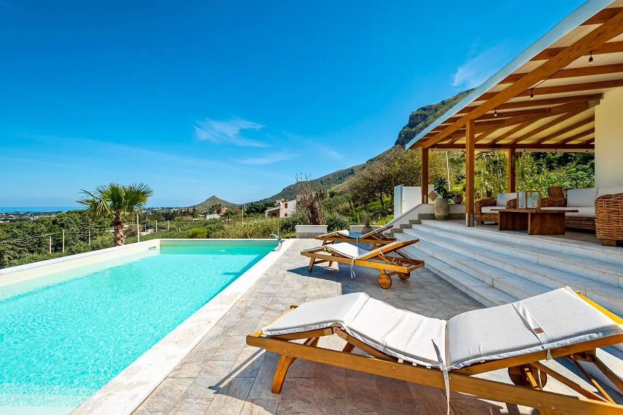 Villa Bellacosa Con Piscina Privata Vista Mare Castellammare del Golfo Italy
